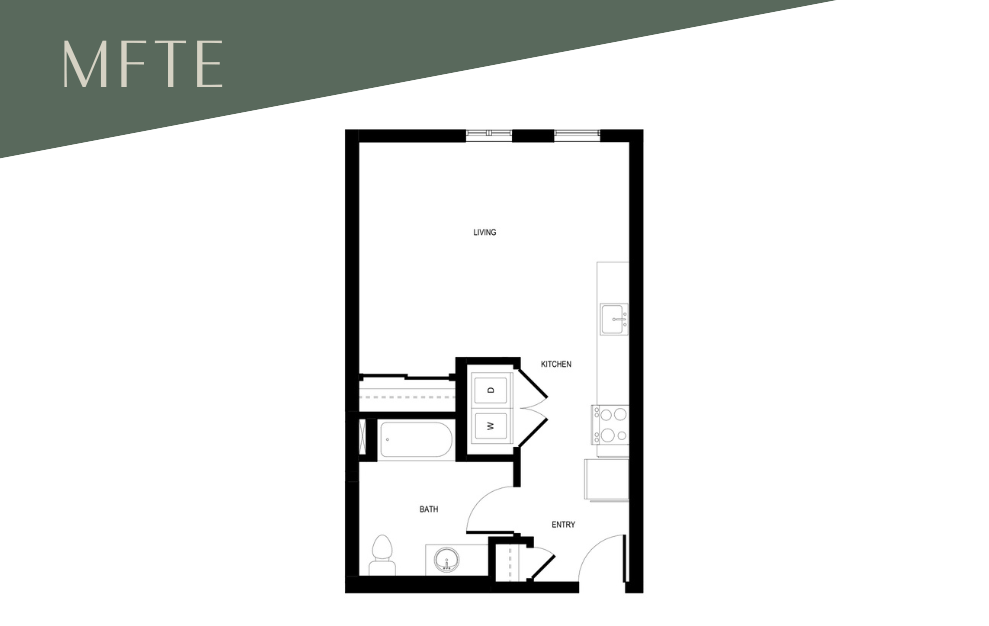 Studio A4 - MFTE 70% - Affordable
